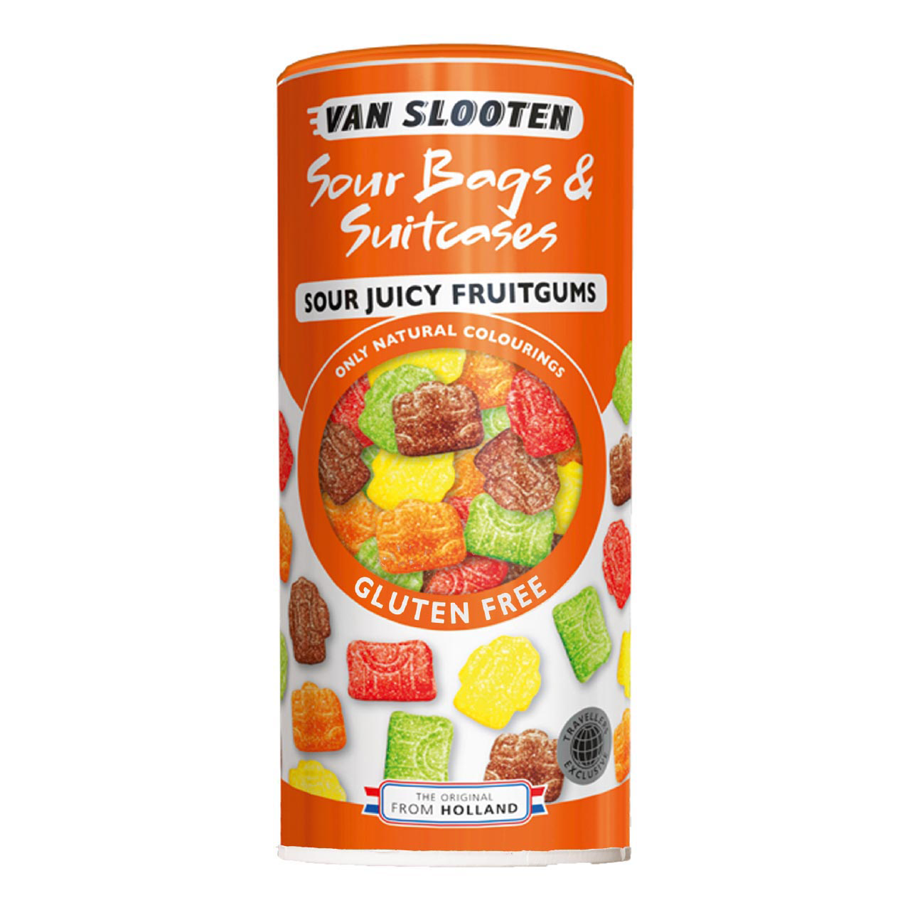 Van Slooten Sour Bags & Suitcases 340g Van Slooten Sour Bags & Suitcases 340g