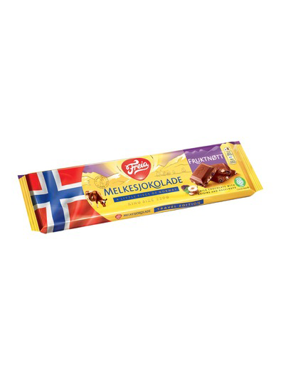 Freia Fruknött milk chocolate with raisins and nut 220g Freia Fruknött milk chocolate with raisins and nut 220g