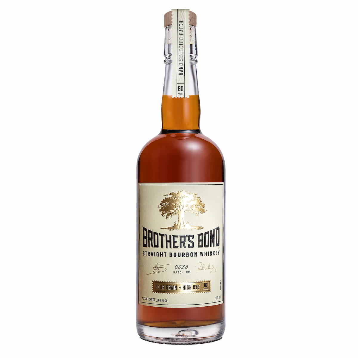 Brother's Bond Straight Bourbon Whiskey 40%vol. 0.7Liter