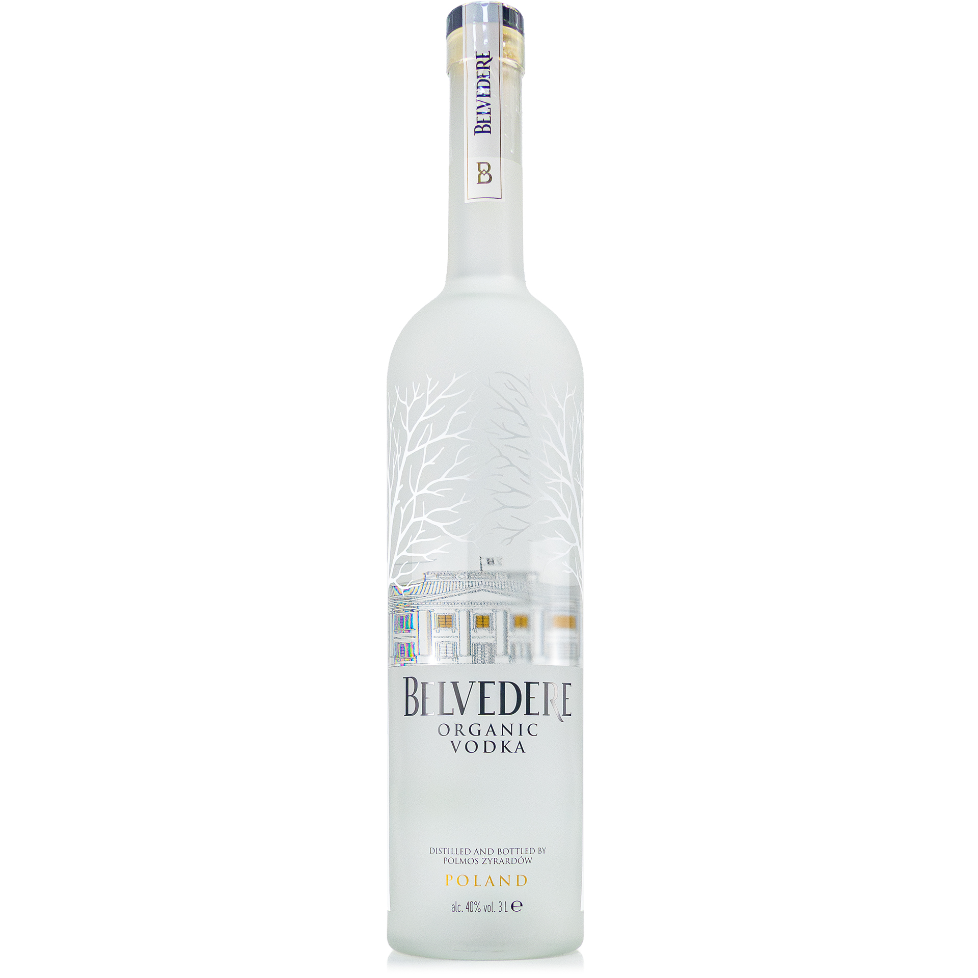 Belvedere Organic Vodka 3 Liter 40%vol. inkl. LED Belvedere Organic Vodka 3 Liter 40%vol. inkl. LED