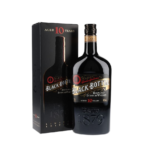 Black Bottle 10  Years 40%vol. 0,7 Liter Black Bottle 10  Years 40%vol. 0,7 Liter