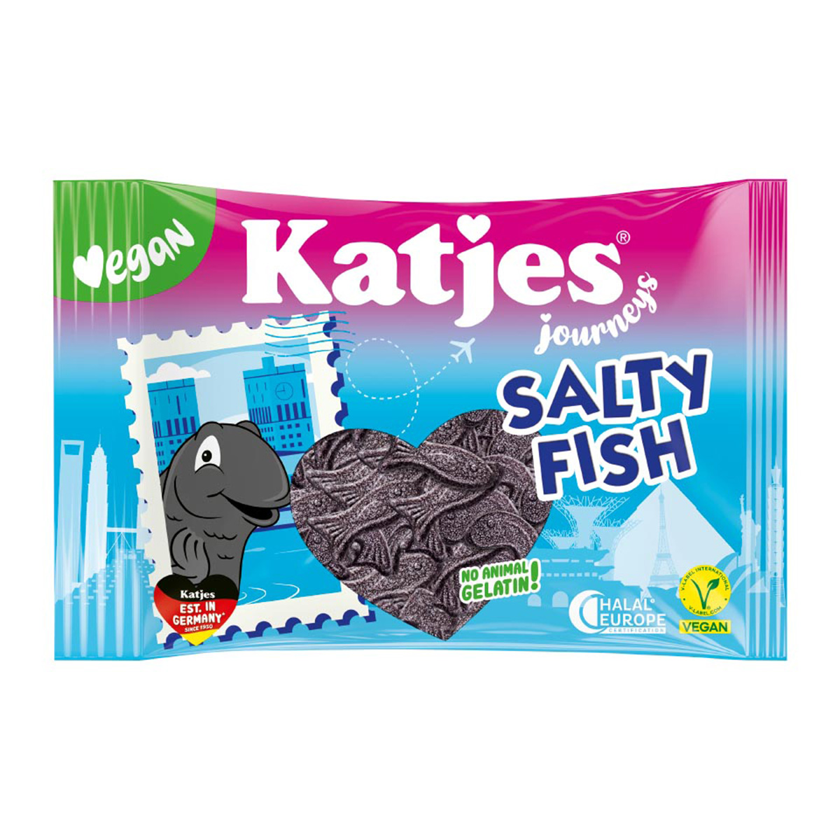 Katjes Salty Herrings Vegan 400g