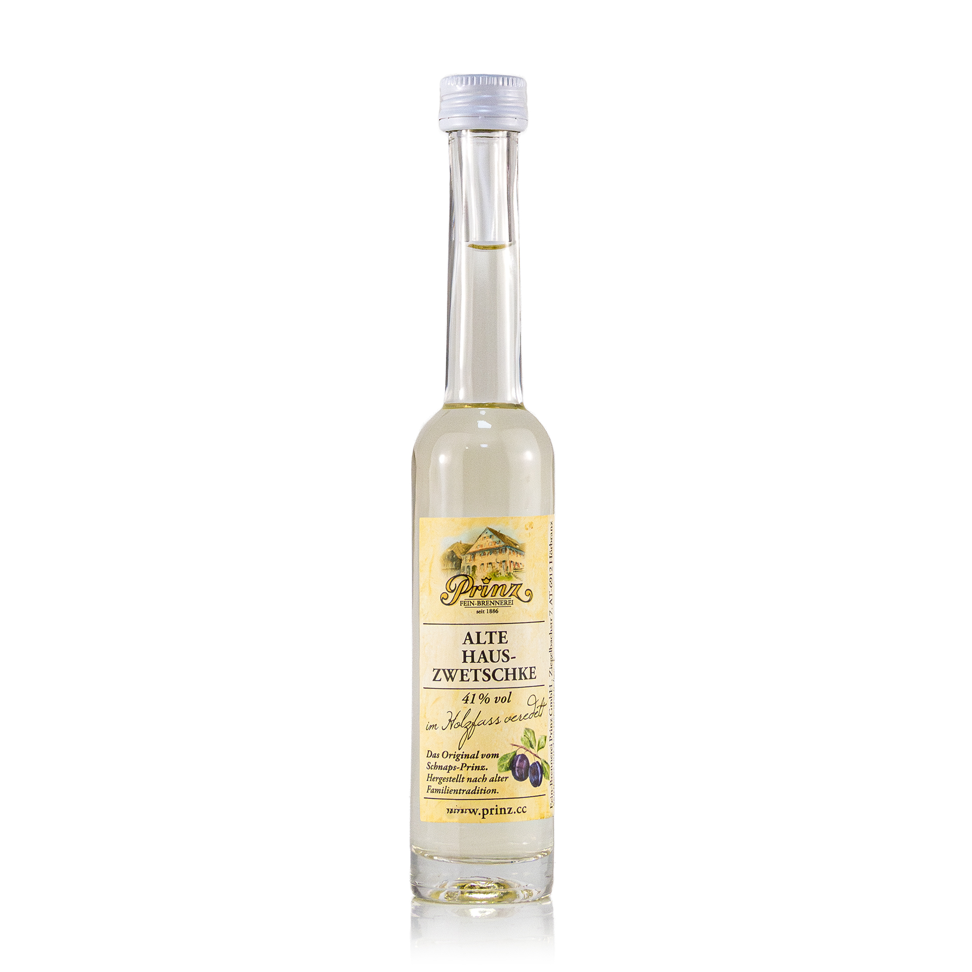 Prinz Alte Haus-Zwetschke 41%vol. 0,04 Liter
