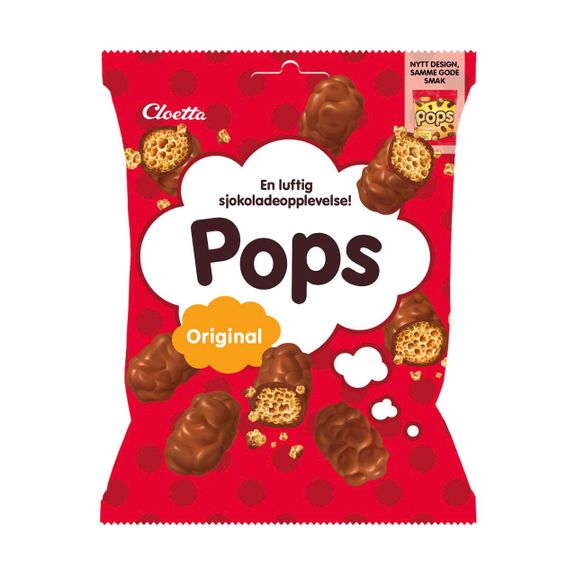 Cloetta Pops - Crunchy snack 210g
