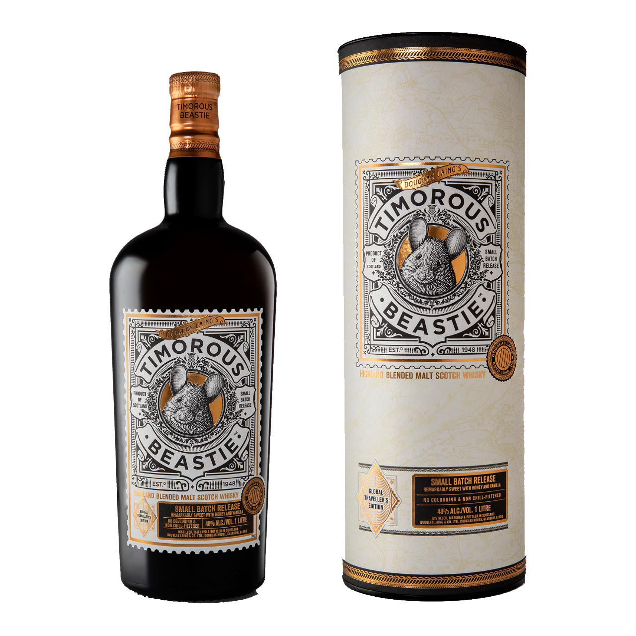 Douglas Laing Timorous Beastie 48%vol. 1 Liter Douglas Laing Timorous Beastie 48%vol. 1 Liter