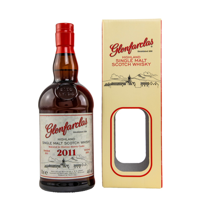 Glenfarclas 2011/2020 Oloroso Sherry Casks 46%vol. 0,7 Liter