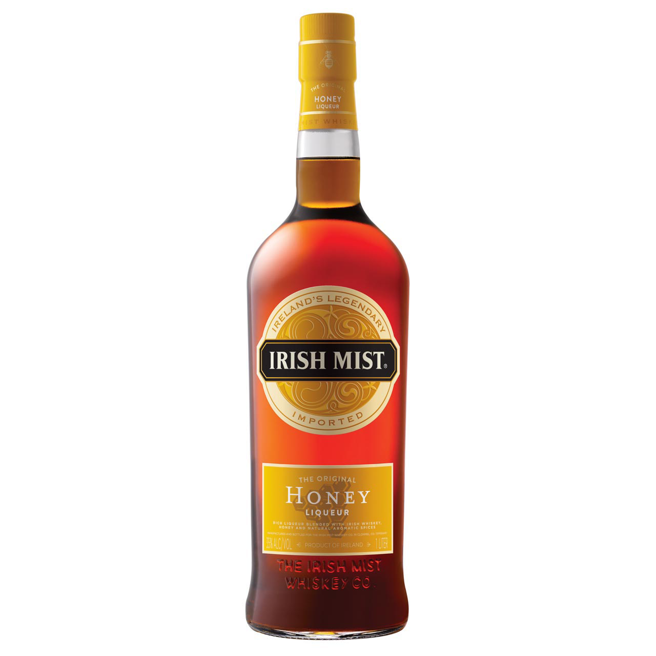 Irish Mist Whiskey Honey Liqueur 1 Liter 35%vol. Irish Mist Whiskey Honey Liqueur 1 Liter 35%vol.