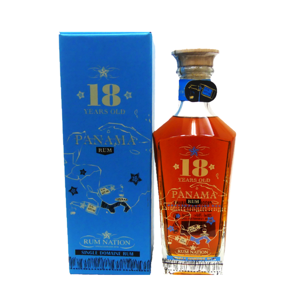 Rum Nation Panama 18 Jahre Decanter 40%vol. 0,7 Liter