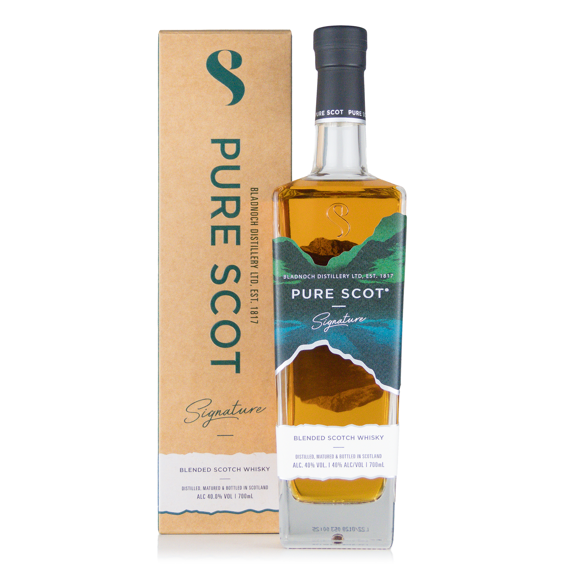 Bladnoch Pure Scot Blended Scotch 40% vol. 0,7 Liter