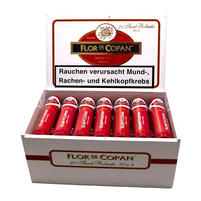 Flor de Copán Classic Short Robusto Tube 21er