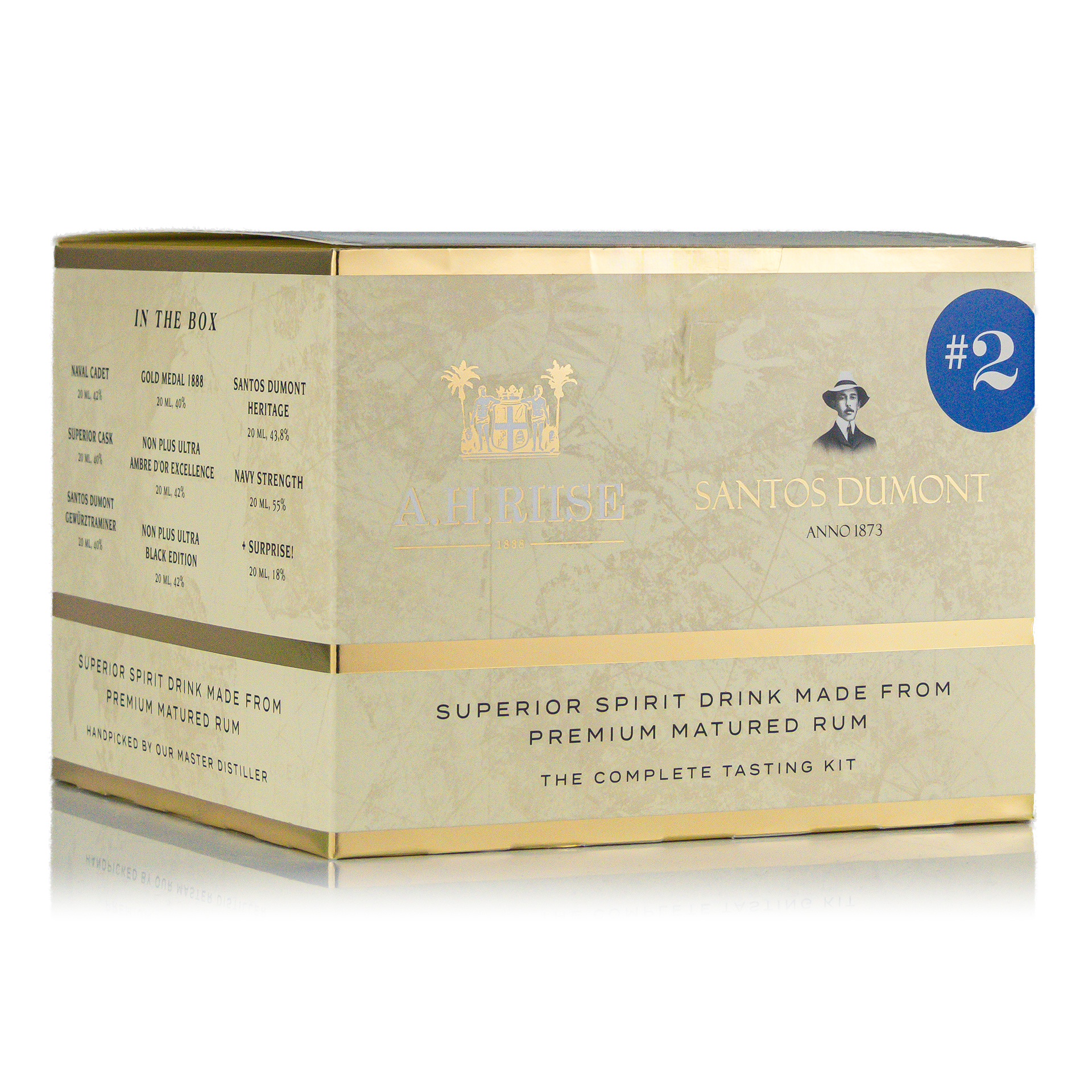 A.H. Riise Tasting Kit 3 Yellow #2 42,21%  9 x 20ml