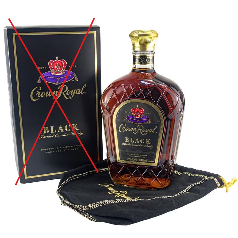 Special item: Crown Royal Black 1 Liter 45%vol.