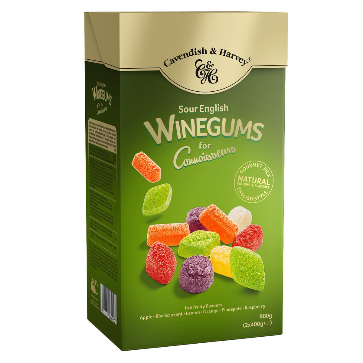 Cavendish & Harvey Sour English Winegums  800g