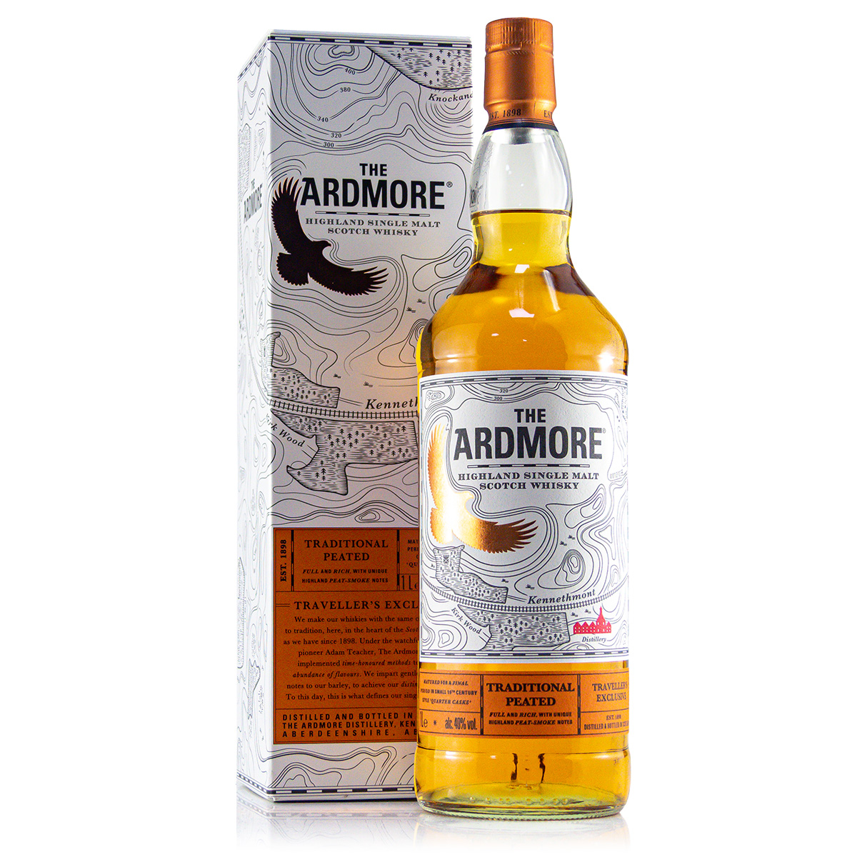 Ardmore Traditional Peated 1 liter 40% vol.