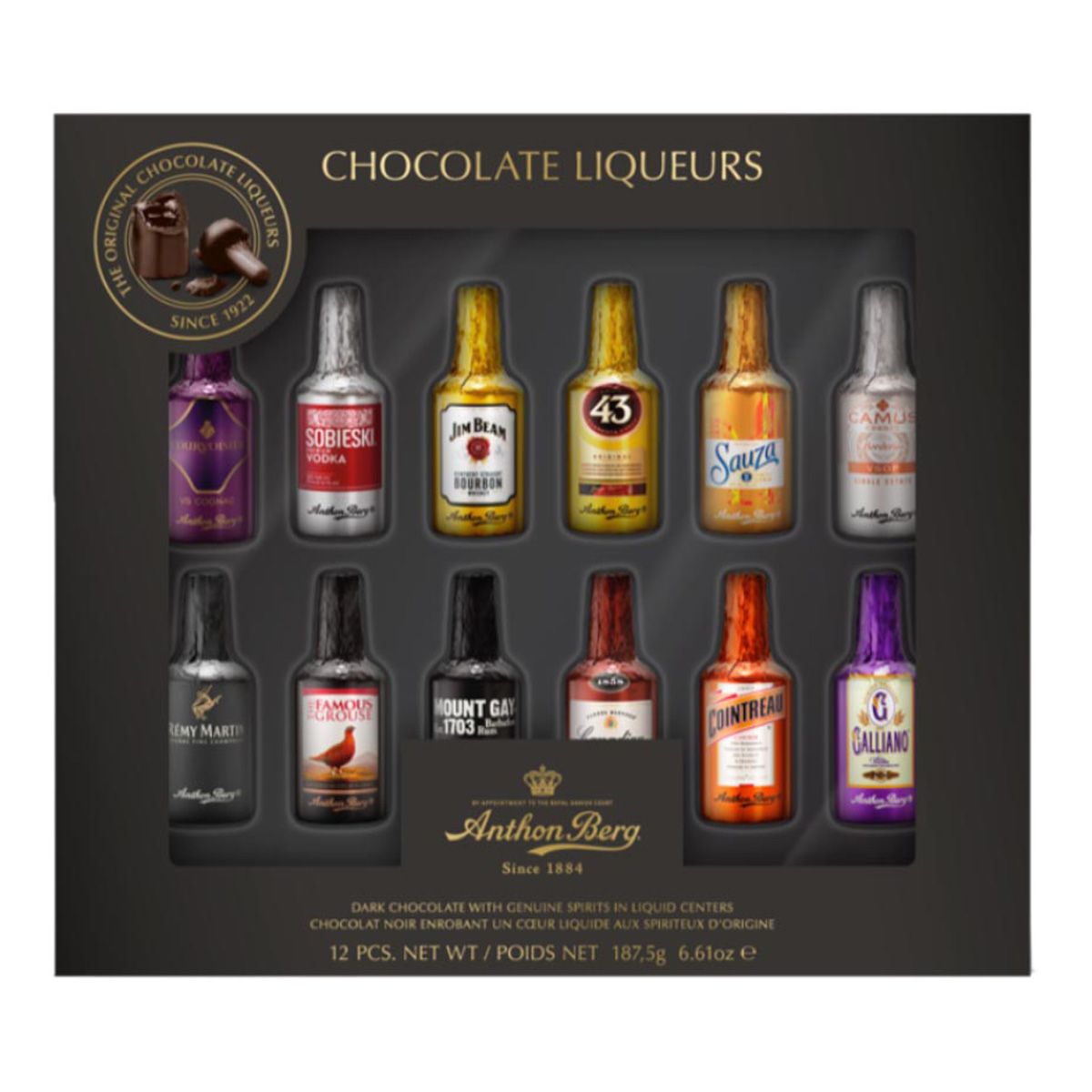 Anthon Berg Chocolate Liqueurs 12 pcs. 187g