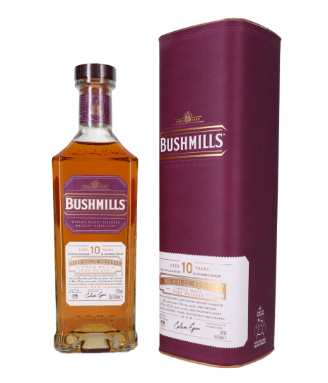 Bushmills 10 Years Vino Dulce Reserve 43%vol. 0,7 Liter Bushmills 10 Years Vino Dulce Reserve 43%vol. 0,7 Liter