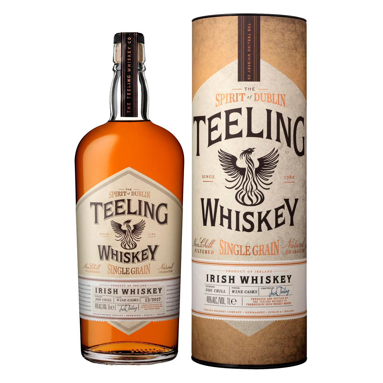 Teeling Single Grain 1 liter 46% vol. Teeling Single Grain 1 liter 46% vol.