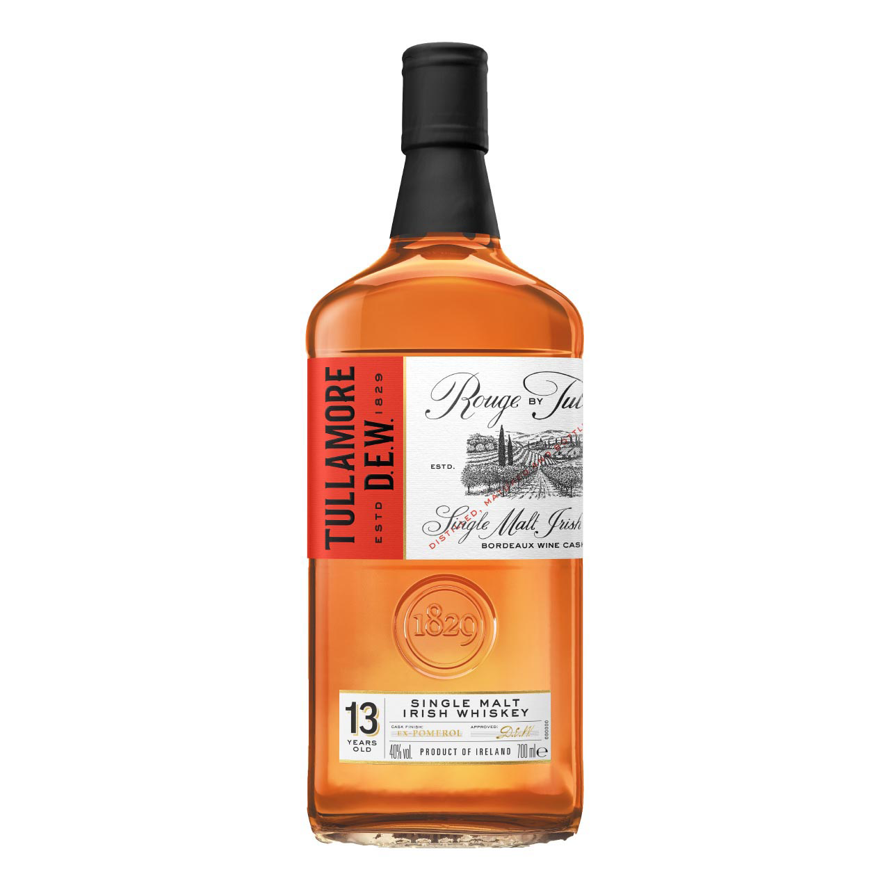 Tullamore D.E.W Rouge 13  Years 40%vol. 0,7 Liter Tullamore D.E.W Rouge 13  Years 40%vol. 0,7 Liter