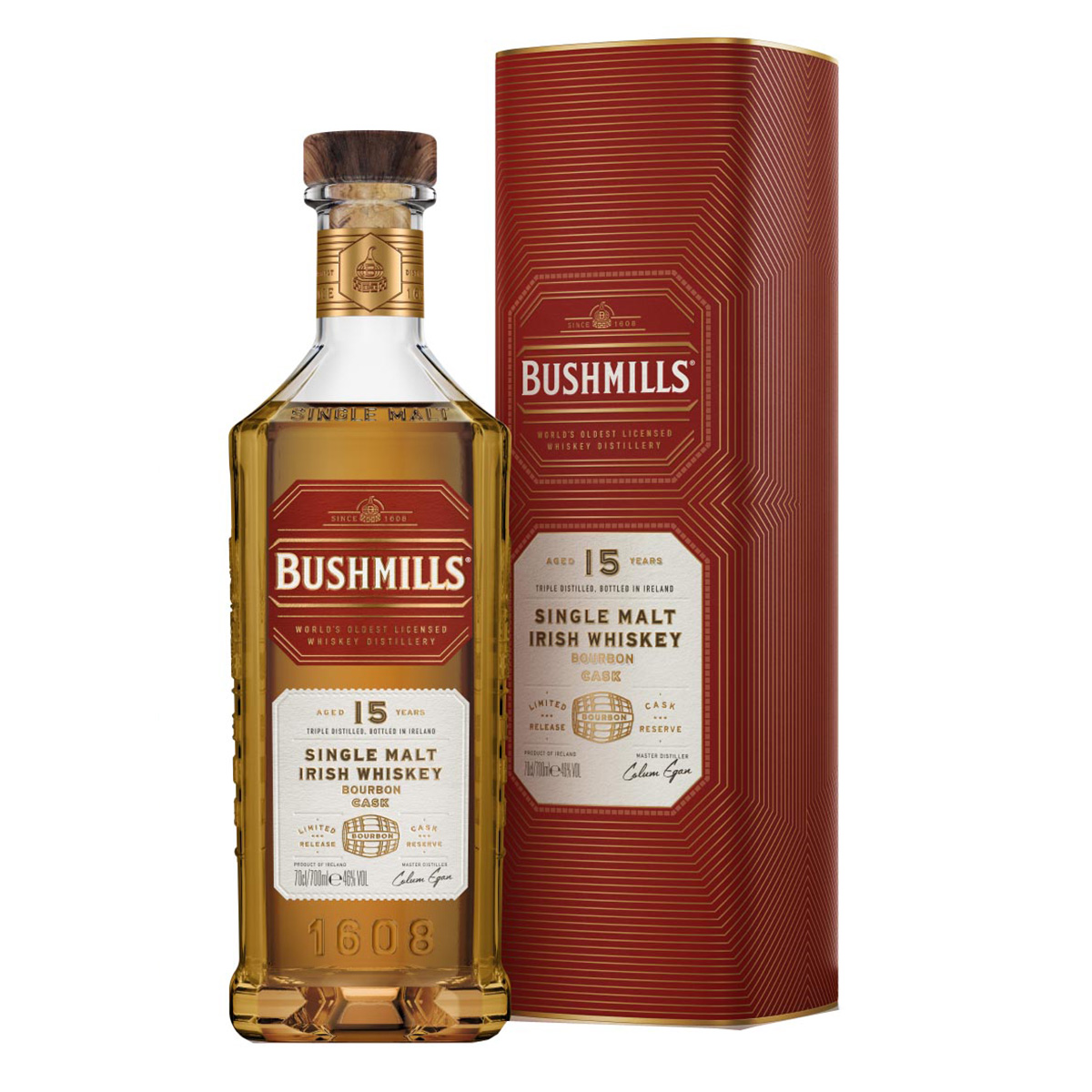 Bushmills 15 Years Single Malt Irish 46%vol. 0.7Liter