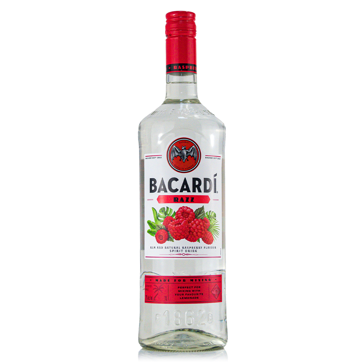 Bacardi Razz 1 Liter 27%vol. Bacardi Razz 1 Liter 27%vol.