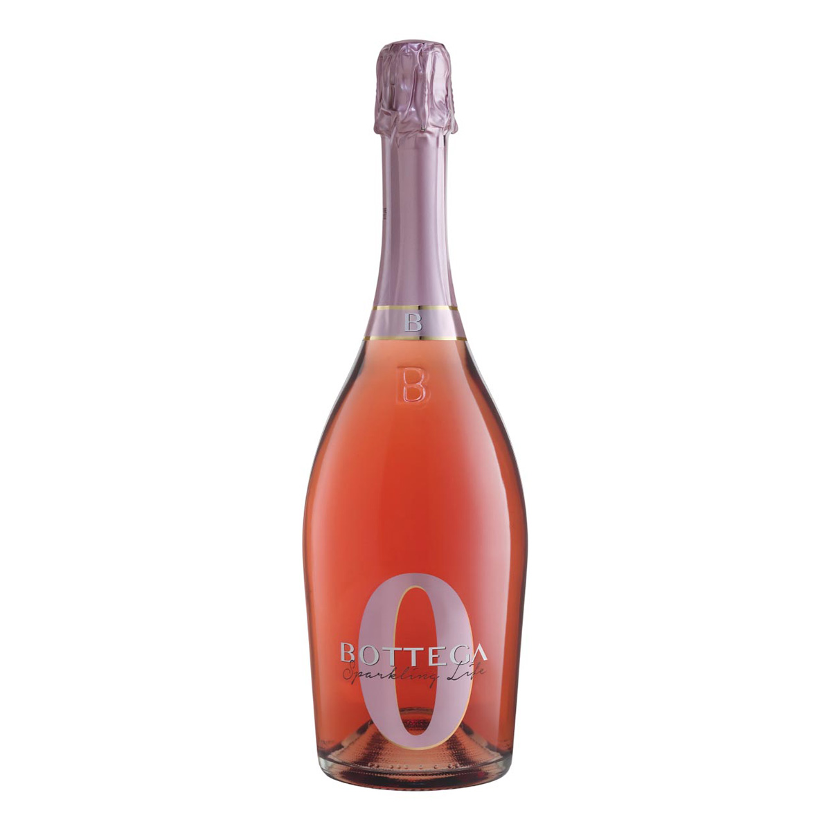Bottega Sparkling Zero Rosé 0%,  0,75 Liter