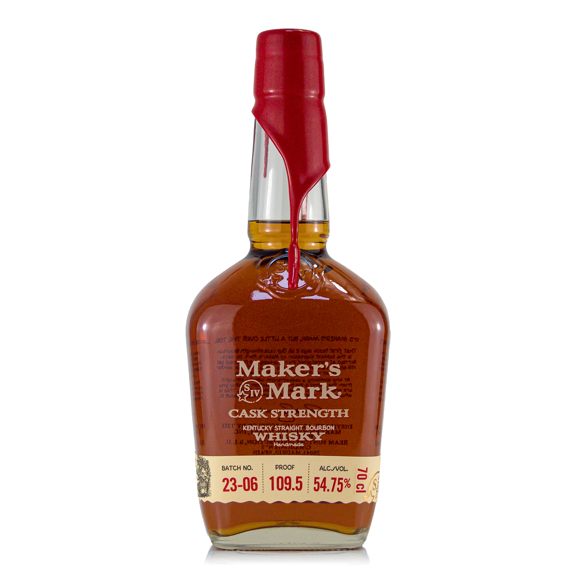 Makers Mark Cask Strenght Batch No23-06, 54,75%vol. 0,7Liter Makers Mark Cask Strenght Batch No23-06, 54,75%vol. 0,7Liter
