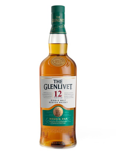 Glenlivet 12 years Double Oak 1 Liter 40%vol. Glenlivet 12 years Double Oak 1 Liter 40%vol.