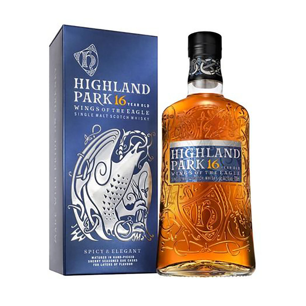 Highland Park Wings of the Eagle 16 years old 0.7 liters 44.5% vol. Highland Park Wings of the Eagle 16 years old 0.7 liters 44.5% vol.