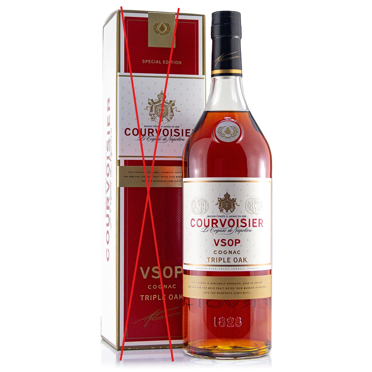 Special Item: Courvoisier VSOP Triple Oak de Napolion 40%vol. 1 Liter