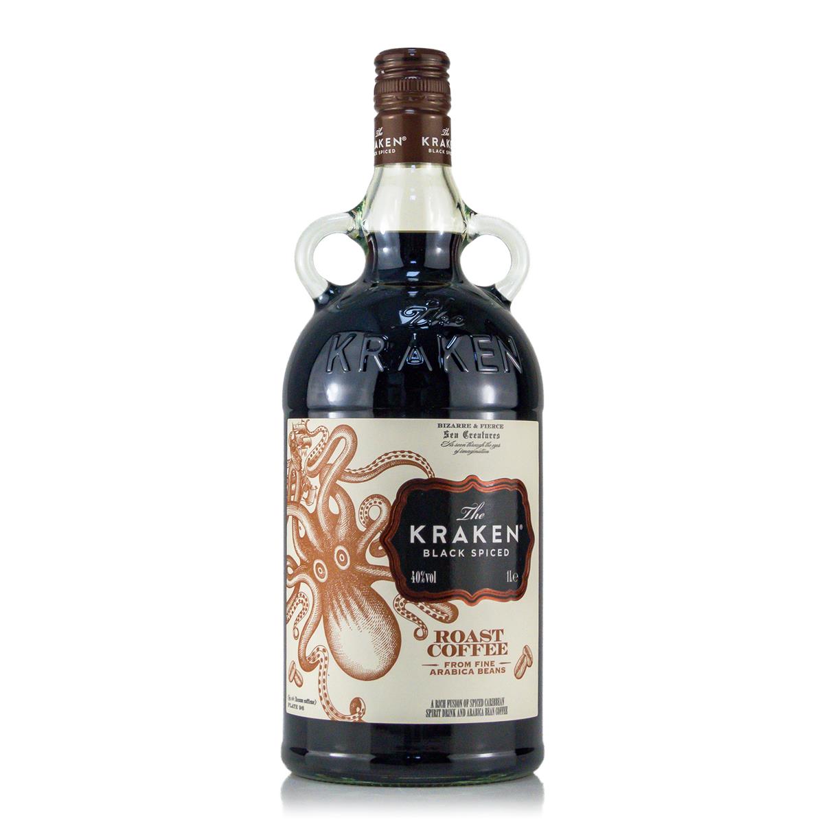 The Kraken Roast Coffee Black Spiced Rum 40%vol. 1 Liter The Kraken Roast Coffee Black Spiced Rum 40%vol. 1 Liter
