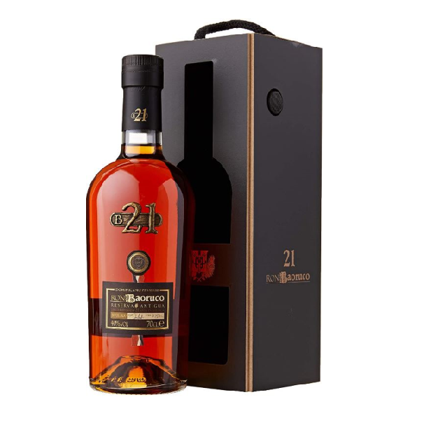 Ron Baoruco 21 Jahre Reserva 40%vol. 0,7 Liter Ron Baoruco 21 Jahre Reserva 40%vol. 0,7 Liter