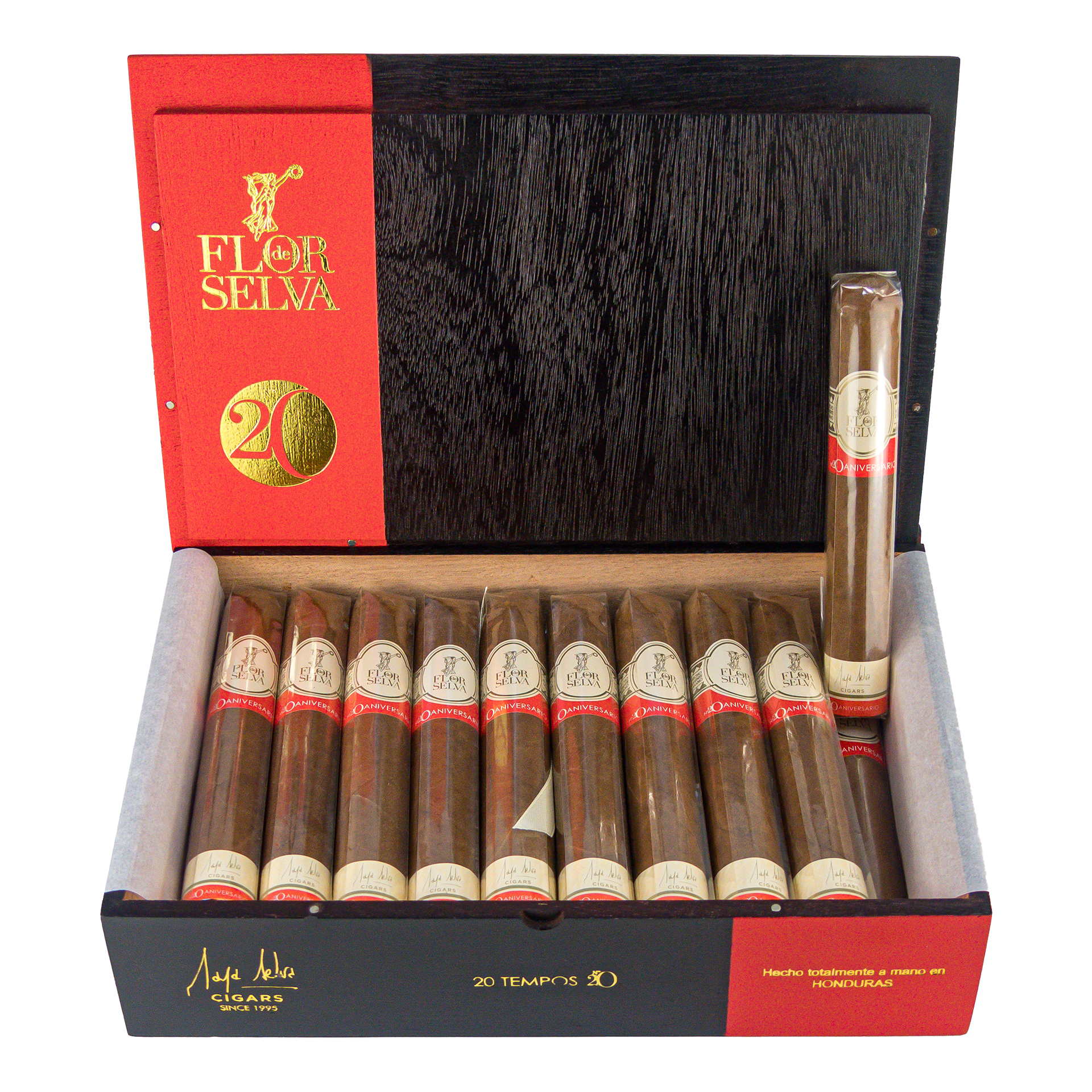 Flor de Selva Coleccion  Anniversary N°20 Tempo Robusto Grande 20er