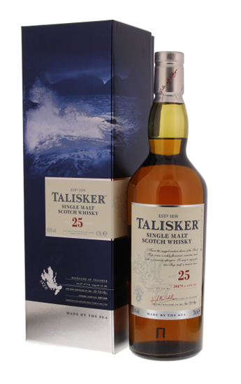 Talisker 25 Jahre Skye Single Malt 45,8%vol. 0,7 Liter Talisker 25 Jahre Skye Single Malt 45,8%vol. 0,7 Liter