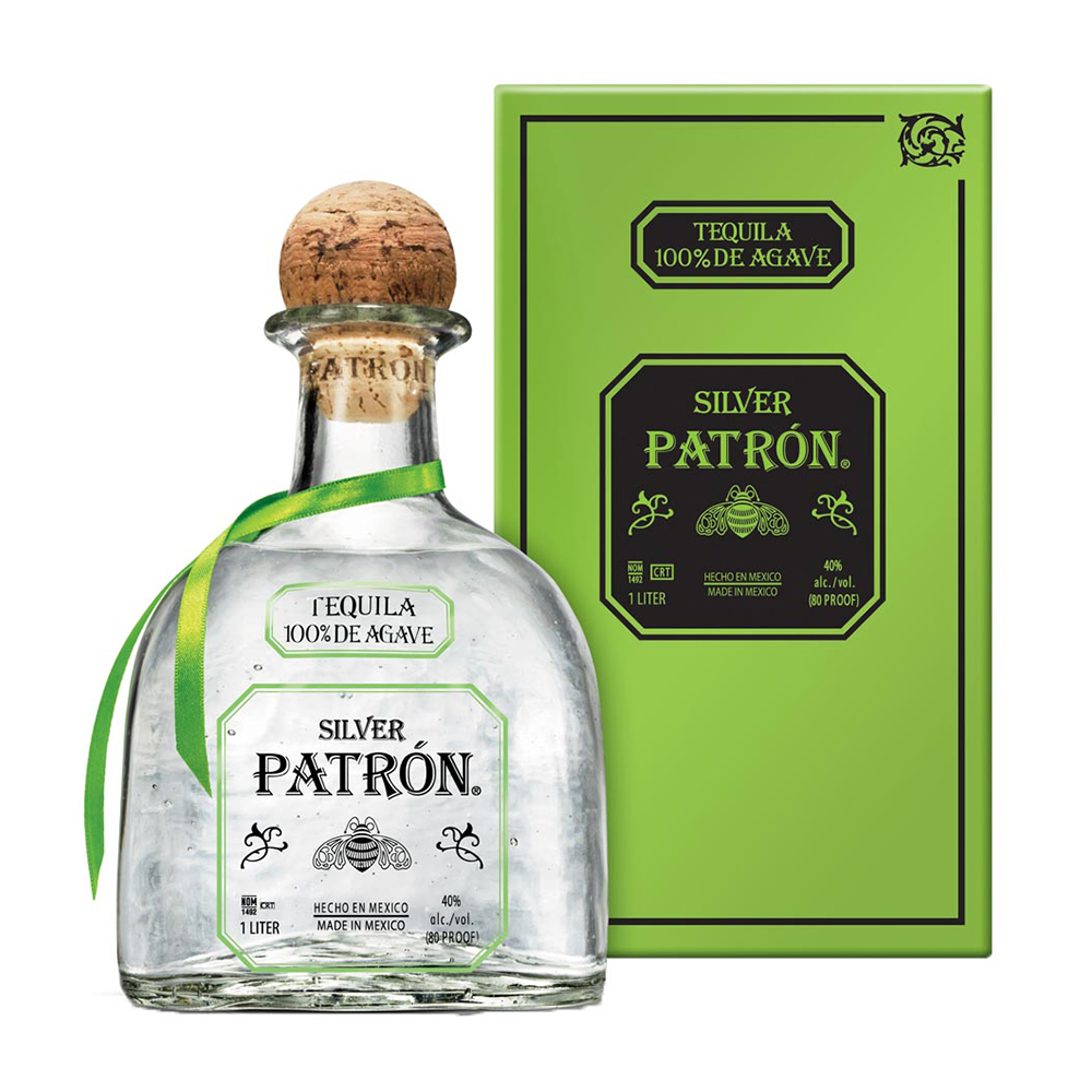 Patron Tequila Silver 1 Liter 40%vol. Patron Tequila Silver 1 Liter 40%vol.