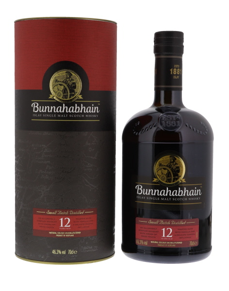 Bunnahabhain 12 Years 46.3% vol. 0.7 liters