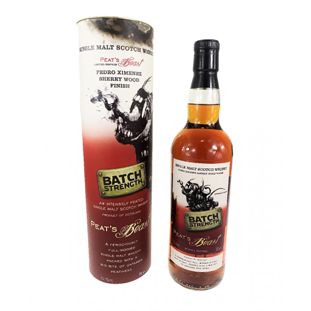 Peats Beast PX Sherry Finish 0.7 liters 54.10% vol. Peats Beast PX Sherry Finish 0.7 liters 54.10% vol.