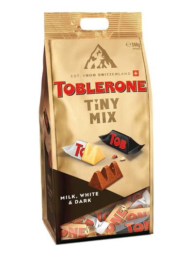 Toblerone Tiny Mix Bag 240g Toblerone Tiny Mix Bag 240g