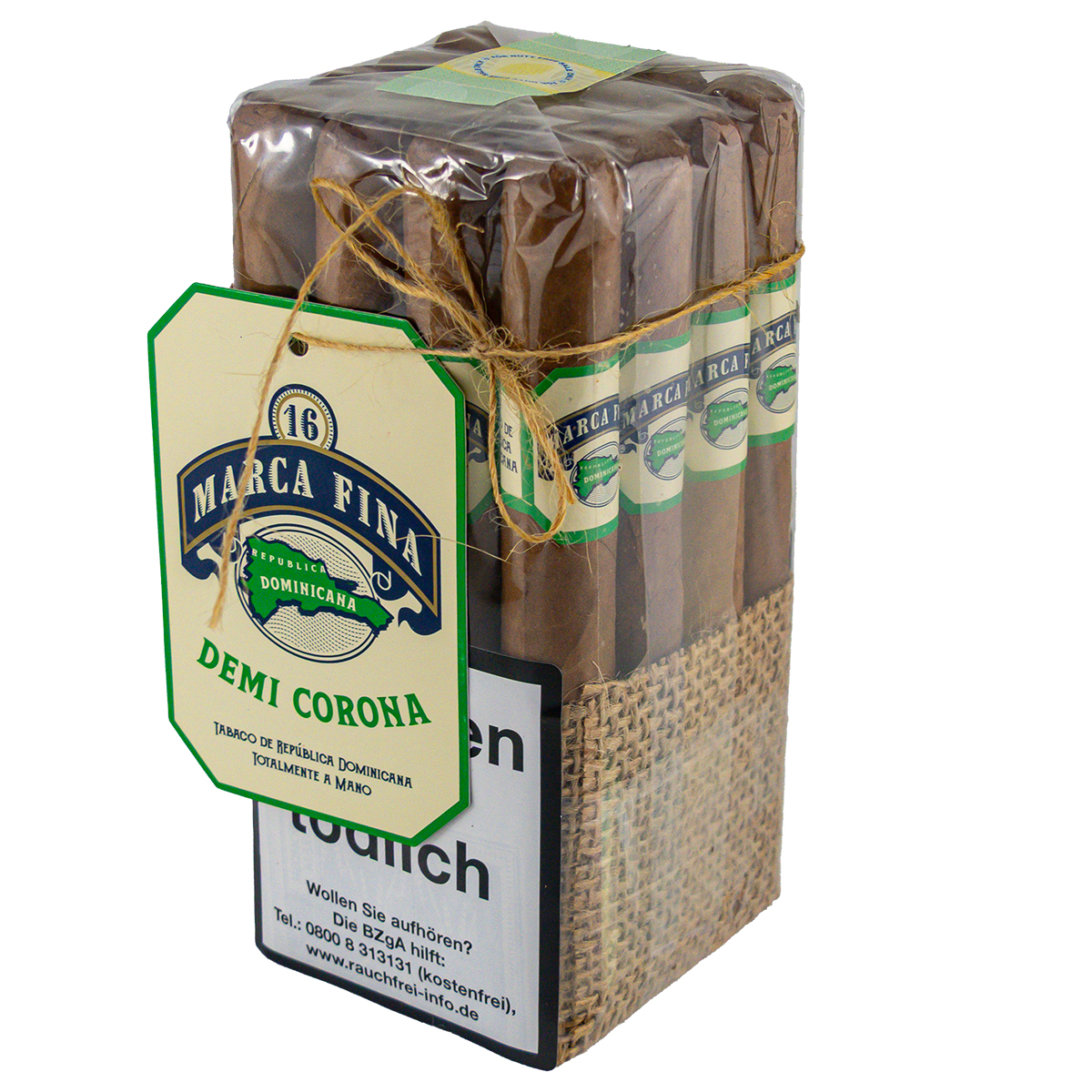 Marca Fina Dominicana Demi Corona 16er Marca Fina Dominicana Demi Corona 16er