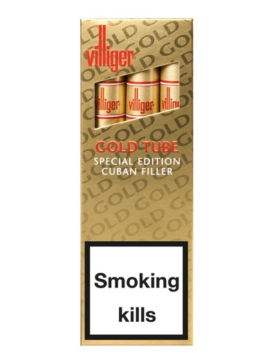 Villiger Gold Tubes Special Edition Cuba Filler 3er