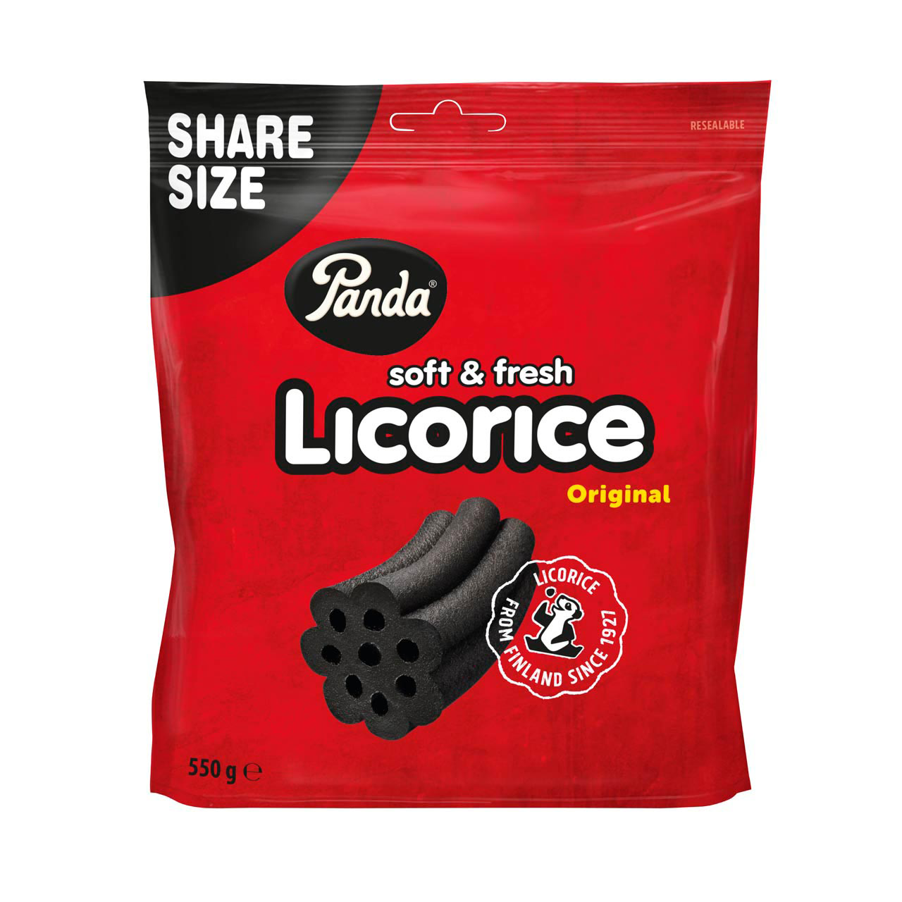 Panda Soft & Fresh Licorice Original 550g Panda Soft & Fresh Licorice Original 550g