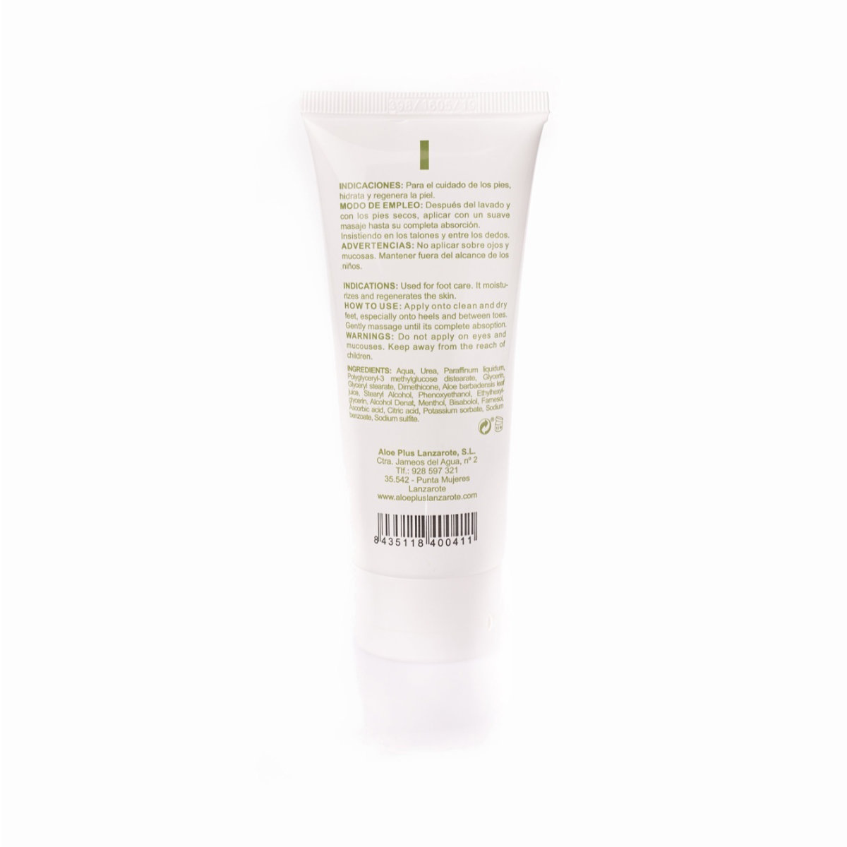 Aloe+ Foot Cream with Aloe Vera – Moisture & Care 100ml