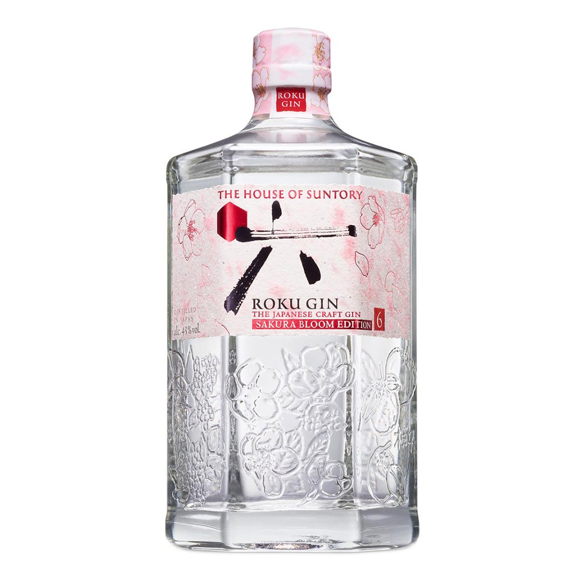 Roku Sakura Bloom Gin 43%vol. 0,7 Liter