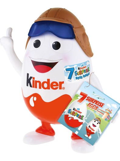 Kinder Surprise Mascot filled with 7 surprise eggs, 140g Kinder Surprise Mascot filled with 7 surprise eggs, 140g