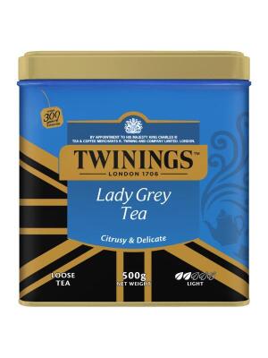 Twinings Lady Grey Zesty Orange in Can 500g