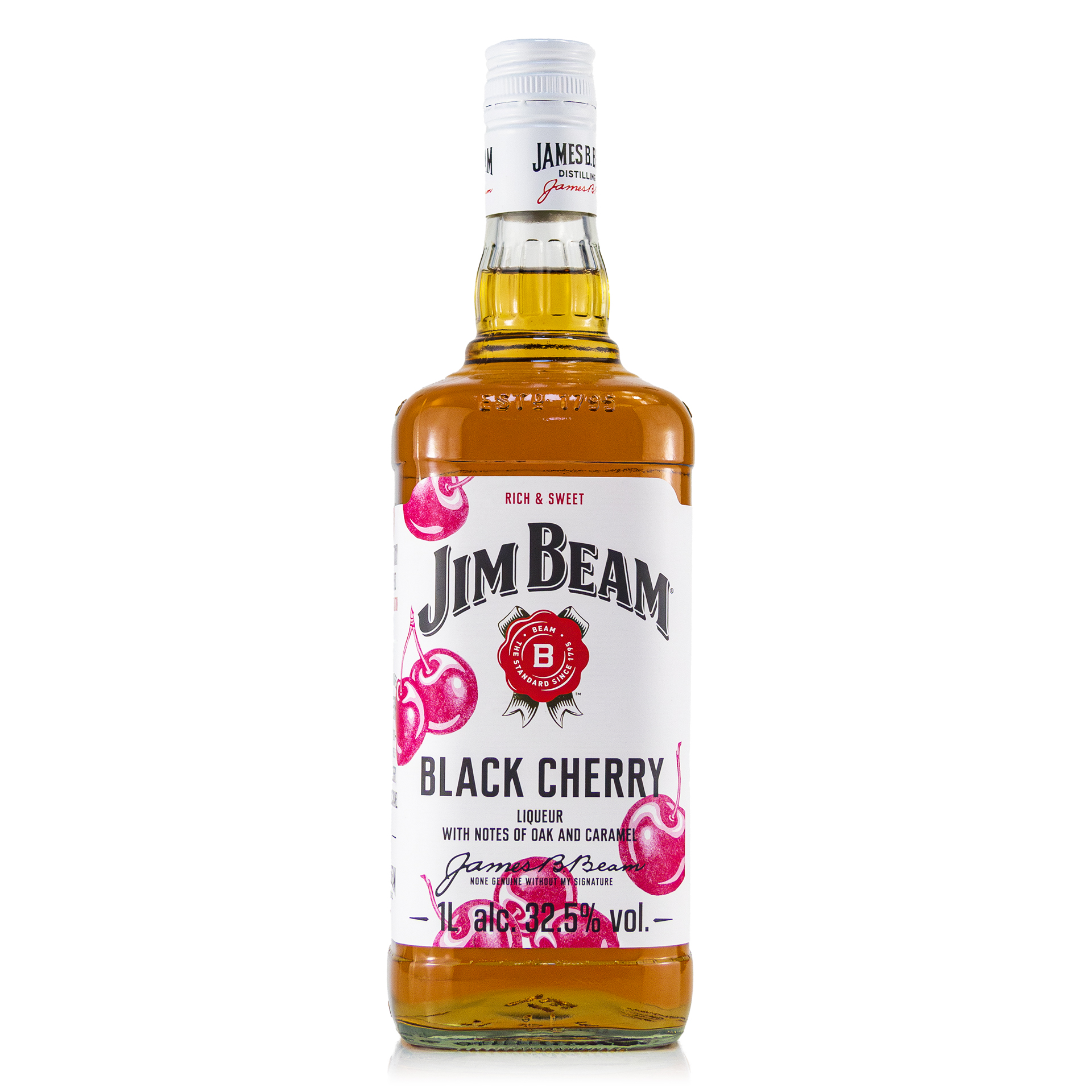 Jim Beam Black Cherry 1 Liter 40%vol. Jim Beam Black Cherry 1 Liter 40%vol.
