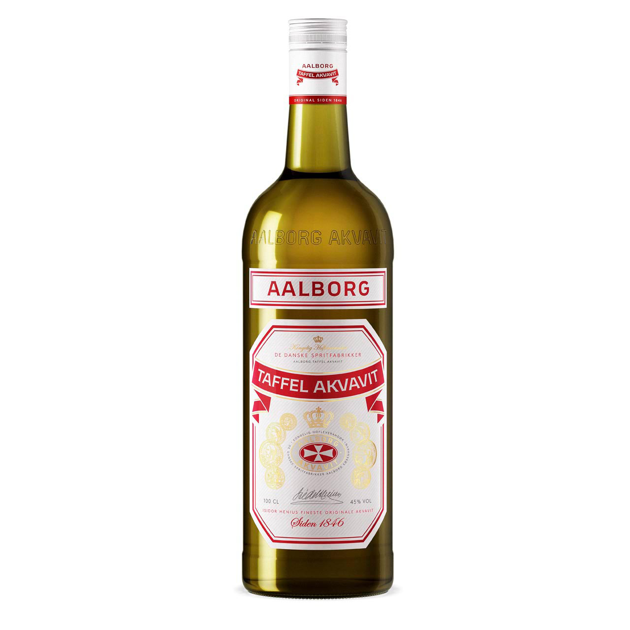 Aalborg Taffel Akvavit 1 Liter 45%vol. Aalborg Taffel Akvavit 1 Liter 45%vol.