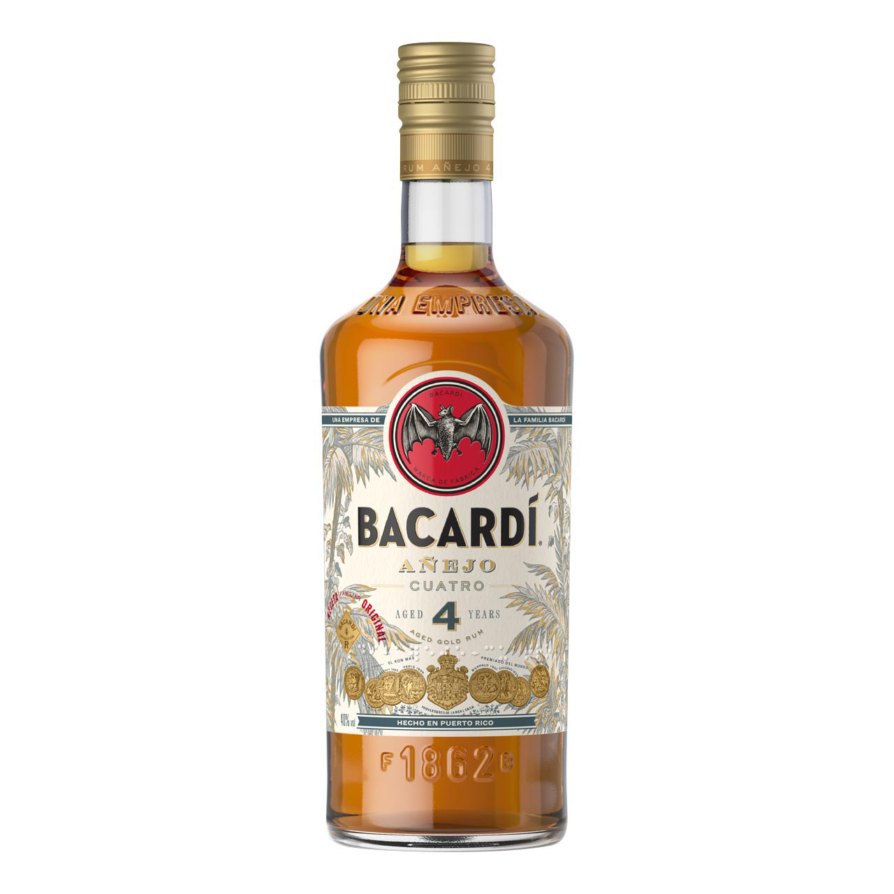 Bacardi Anejo Cuatro 1 Liter 40%vol. Bacardi Anejo Cuatro 1 Liter 40%vol.