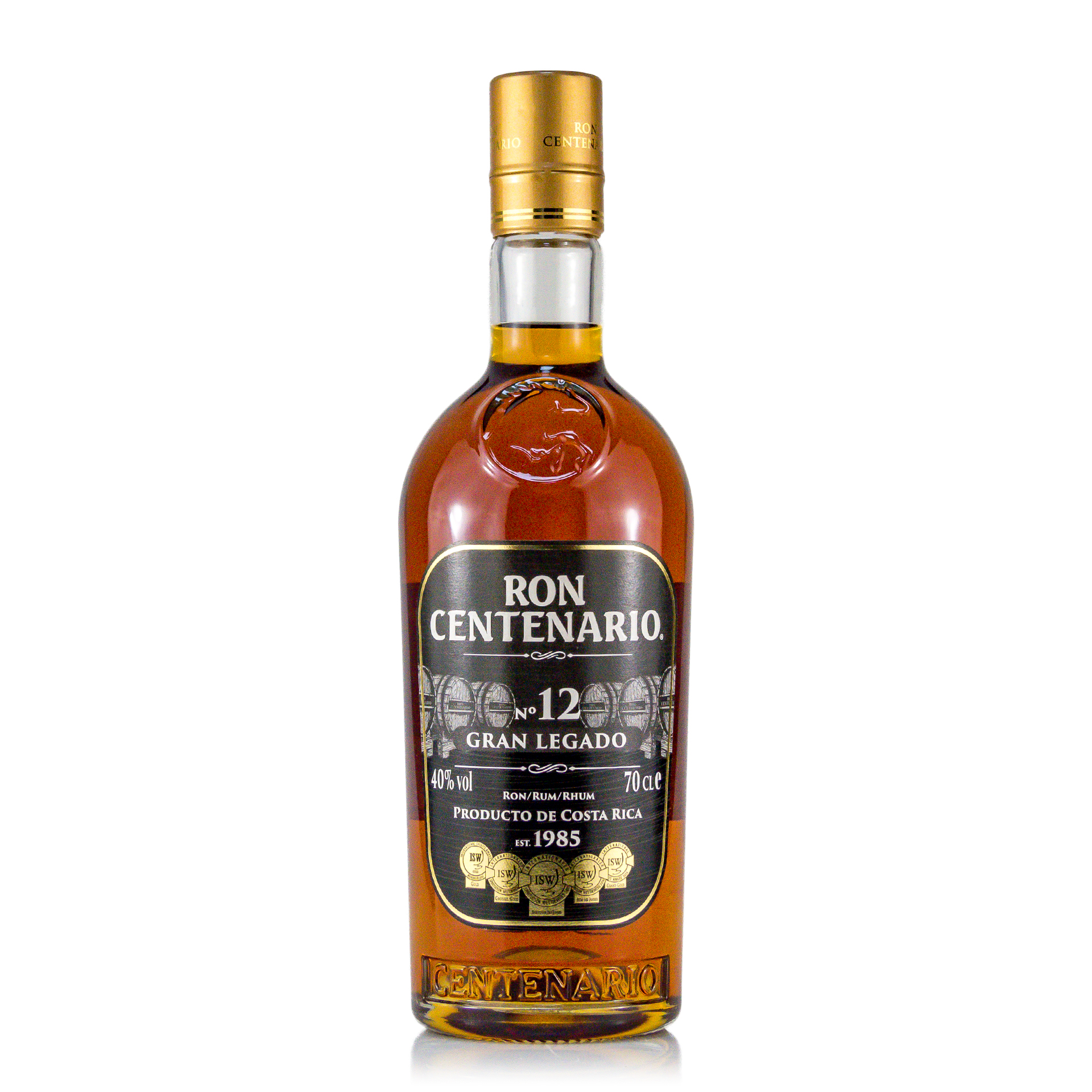 Ron Centenario Gran Legado 12 Years 0,7 Liter 40%vol. Ron Centenario Gran Legado 12 Years 0,7 Liter 40%vol.