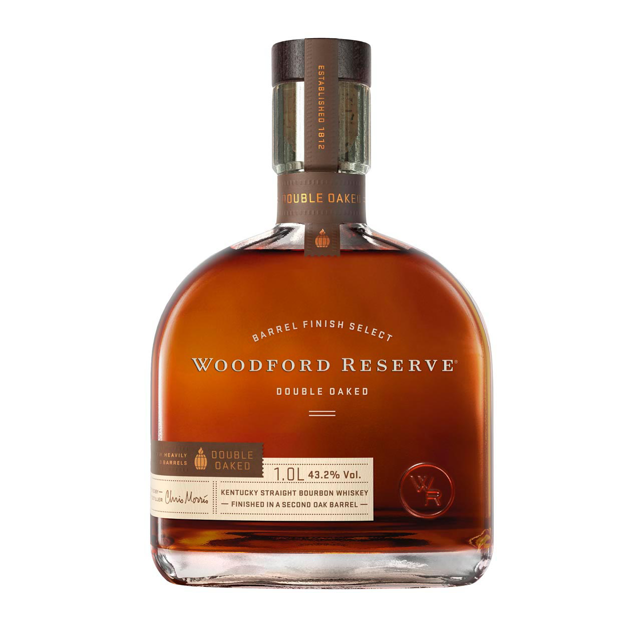 Woodford Reserve Double Oaked 1 liter 43.2% vol. Woodford Reserve Double Oaked 1 liter 43.2% vol.
