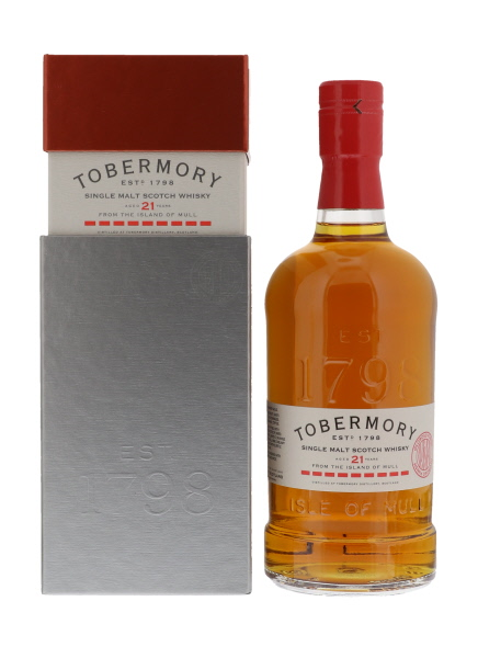 Tobermory 21 Jahre Oloroso Finish Un-Chillfiltered 46,3%vol 0,7Liter 